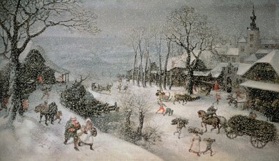 Winter by Lucas van Valckenborch - print