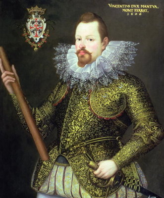 Vicenzo Gonzaga, Duke of Mantua, 1600 by Frans I Pourbus - print