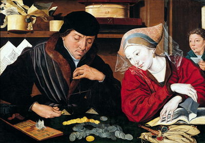 Fine Art Print of The Tax Collector by Marinus van Roejmerswaelen