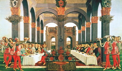 The Wedding Feast by Sandro Botticelli - print