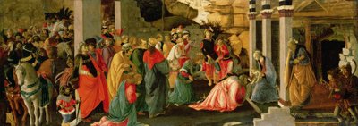Adoration of the Magi, c.1470 (tempera on panel) by Sandro Botticelli - print
