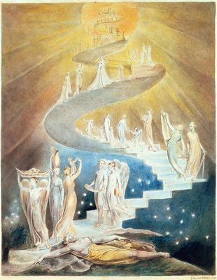 Jacob's Ladder by William Blake - print