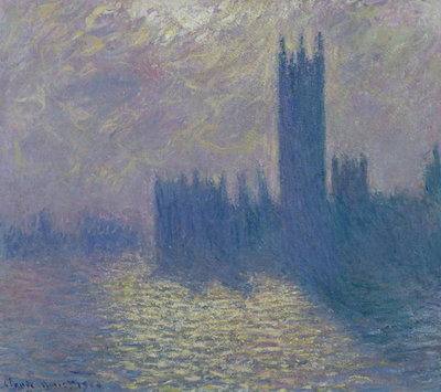 The Houses of Parliament, Stormy Sky, 1904 (oil on canvas) by Claude Monet - print