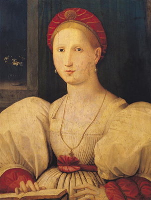 Portrait of a Woman (oil on panel) by Paolo Zacchia - print