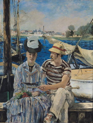 Argenteuil, 1874 (oil on canvas) by Edouard Manet - print