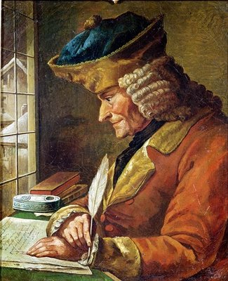Fine Art Print of Voltaire by French School