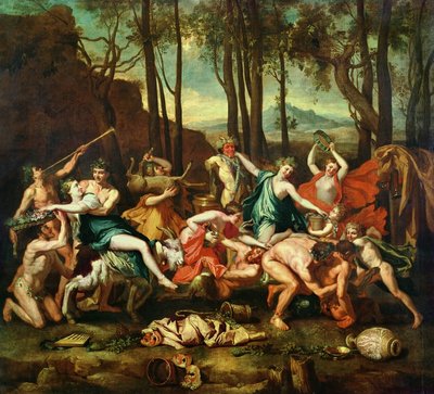 The Triumph of Pan (oil on canvas) by Nicolas Poussin - print