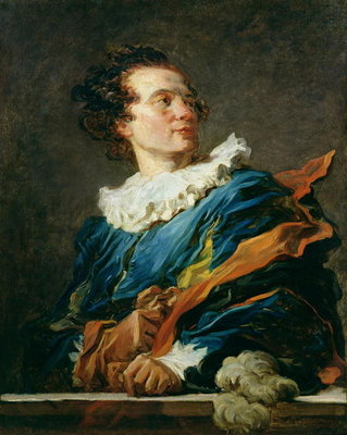 Figure of Fantasy: Portrait of the Abbot of Saint-Non (1727-91) 1769 (oil on canvas) by Jean-Honore Fragonard - print
