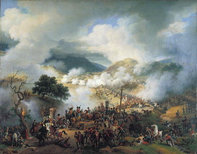 Battle of Somosierra, November 30th 1808 (oil on canvas) by Louis Lejeune - print