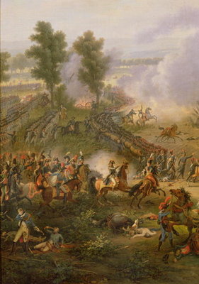 Fine Art Print of The Battle of Marengo, detail of Napoleon Bonaparte by Louis Lejeune