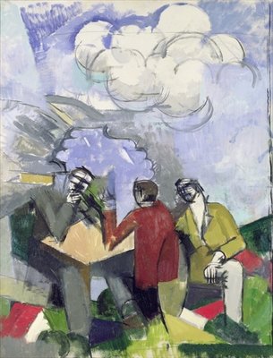 The Conquest of the Air, 1913 (oil on canvas) by Roger de La Fresnaye - print