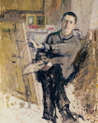 Self Portrait, c.1907-08 (oil on canvas) by Roger de La Fresnaye - print