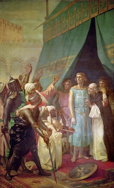 The Life of St. Louis (oil on canvas) by Alexandre Cabanel - print