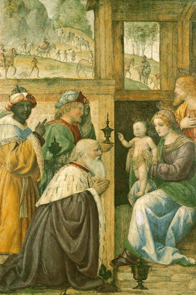 Fine Art Print of Adoration of the Magi by Bernardino Luini