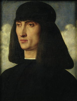 Fine Art Print of Portrait of a Young Man, c.1500 by Giovanni Bellini