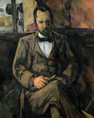 Fine Art Print of Portrait of Ambroise Vollard, 1899 by Paul Cezanne
