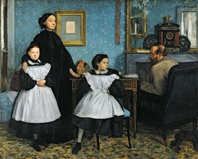 The Bellelli Family, 1858-67 (oil on canvas) by Edgar Degas - print