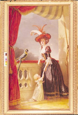 Fine Art Print of Portrait of Louise-Elisabeth de France by Adelaide Labille-Guiard