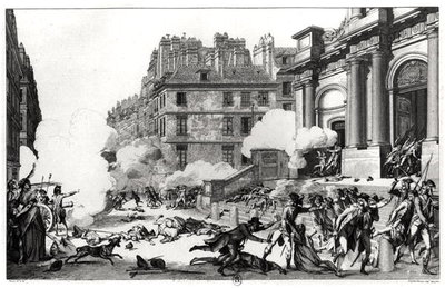 Fine Art Print of Day of 13 Vendemiaire an IV by Charles Monnet
