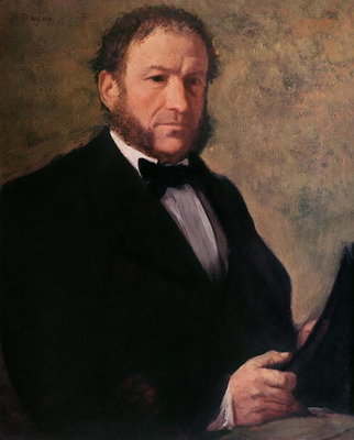 Portrait of Monsieur Ruelle, 1861 (oil on canvas) by Edgar Degas - print