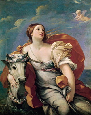 The Rape of Europa (oil on canvas) by Guido Reni - print