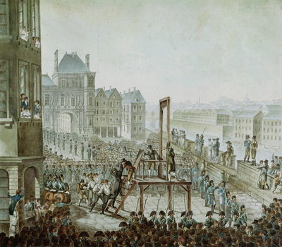 Fine Art Print of The Execution of Georges Cadoudal by Armand de Polignac