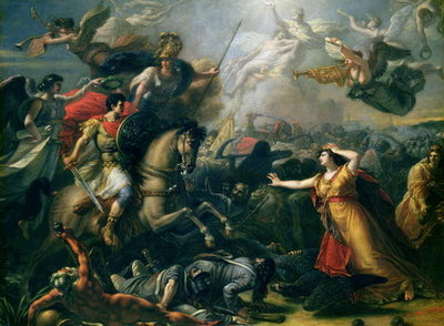 Allegory of the Battle of Marengo (oil on canvas) by Antoine Francois Callet - print