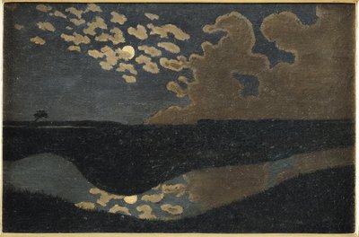 Moonlight, 1894 (oil on canvas) by Felix Edouard Vallotton - print