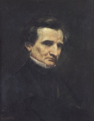 Fine Art Print of Hector Berlioz by Gustave Courbet