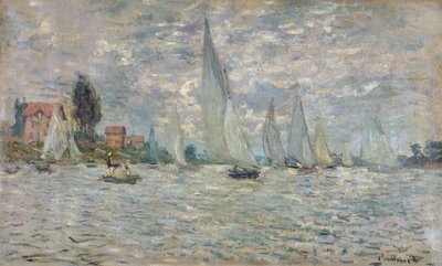 The Boats, or Regatta at Argenteuil, c.1874 (oil on canvas) by Claude Monet - print