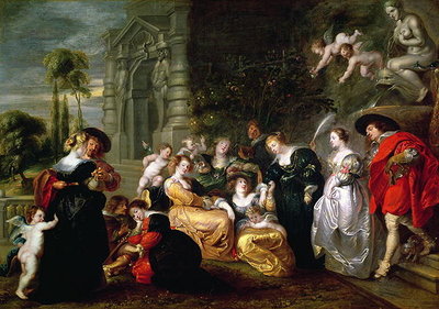 Fine Art Print of The Garden of Love by Peter Paul Rubens