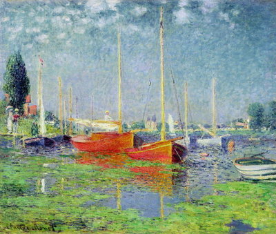 Argenteuil, c.1872-5 (oil on canvas) (see also 287548) by Claude Monet - print
