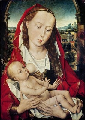 Fine Art Print of Virgin and Child, c.1467-70 by Hans Memling