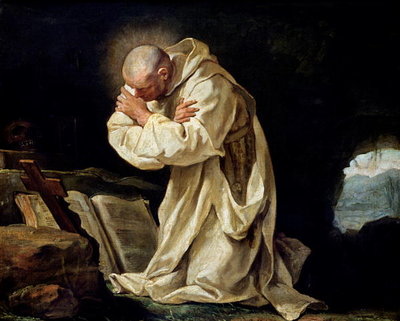 Fine Art Print of St. Bruno by Jean Bernard Restout