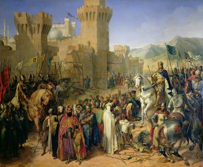 Fine Art Print of Ptolemais given to Philip Augustus by Merry Joseph Blondel