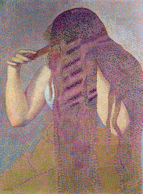 The Hair, c.1892 (oil on canvas) by Henri-Edmond Cross - print