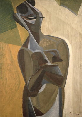 Nude, 1920 (oil on canvas) by Emmanuel Gondouin - print