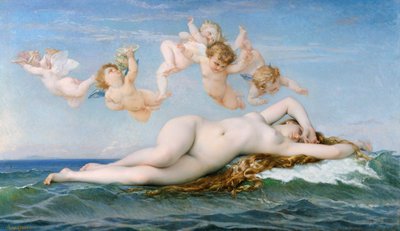Birth of Venus, 1863 (oil on canvas) by Alexandre Cabanel - print