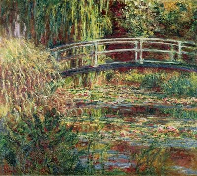 Waterlily Pond: Pink Harmony, 1900 (oil on canvas) by Claude Monet - print