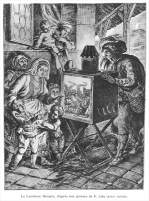 Fine Art Print of The Magic Lantern by Pierre Lelu