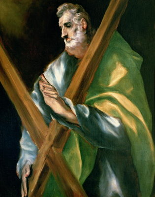Fine Art Print of St. Andrew by El Greco