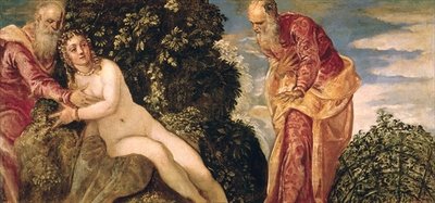 Fine Art Print of Susanna and the Elders by Jacopo Robusti Tintoretto