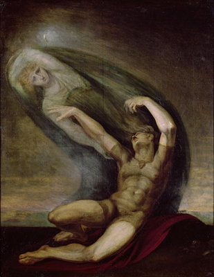 Achilles Searching for the Shade of Patrocles, 1803 (oil on canvas) by Henry Fuseli - print