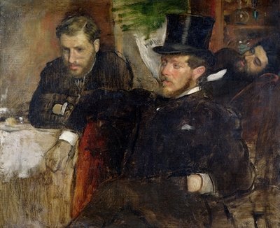 Jeantaud, Linet and Laine, 1871 (oil on canvas) by Edgar Degas - print