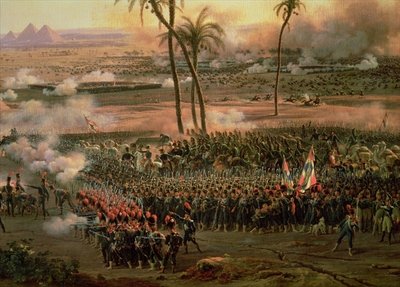 The Battle of the Pyramids, 21 July 1798, 1806 (oil on canvas) by Louis Lejeune - print