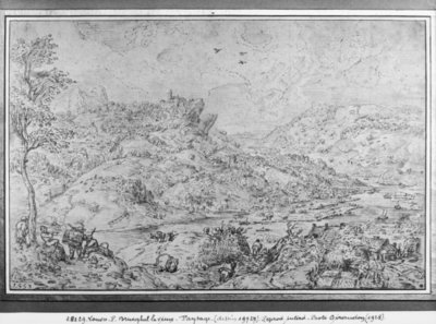 Fine Art Print of Landscape, 1553 by Pieter the Elder Bruegel