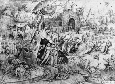 Fine Art Print of Luxury, 1557 by Pieter the Elder Bruegel