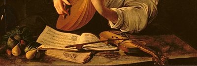 Fine Art Print of The Lute Player, c.1595 by Michelangelo Merisi da Caravaggio