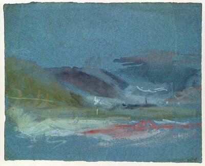 Fine Art Print of River bank, c.1830 by Joseph Mallord William Turner