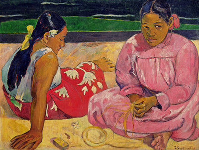 Women of Tahiti, On the Beach, 1891 (oil on canvas) by Paul Gauguin - print